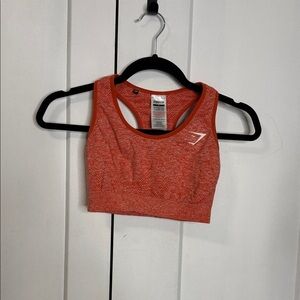 Gymshark Small Orange Sports Bra